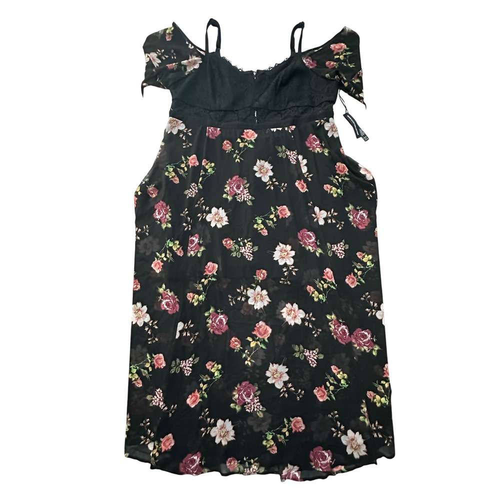 Torrid Insider Floral Lace Bustier Maxi Dress 4X 26 Goth Cottagecore Romantic - Picture 5 of 13